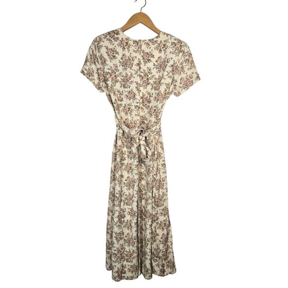 Vtg City Triangles Y2K Floral Corset Tie Dress Summer Sundress Fairy Retro 11 - Picture 8 of 9